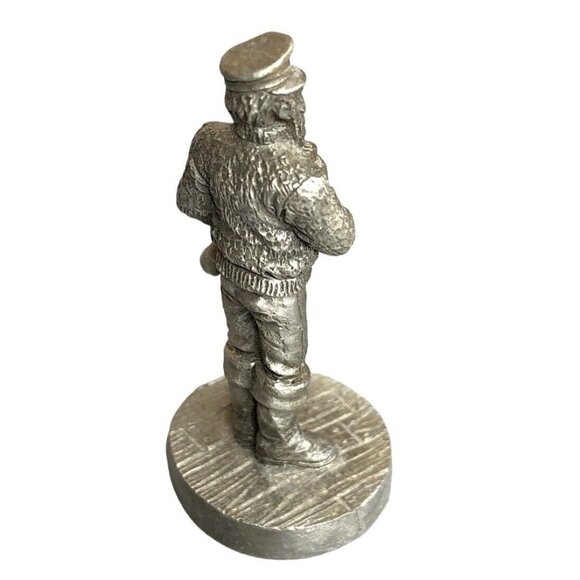 Hudson Fine Pewter Fishing Sea Captain Ahab Miniature Nautical Figurine Vintage - Picture 12 of 16